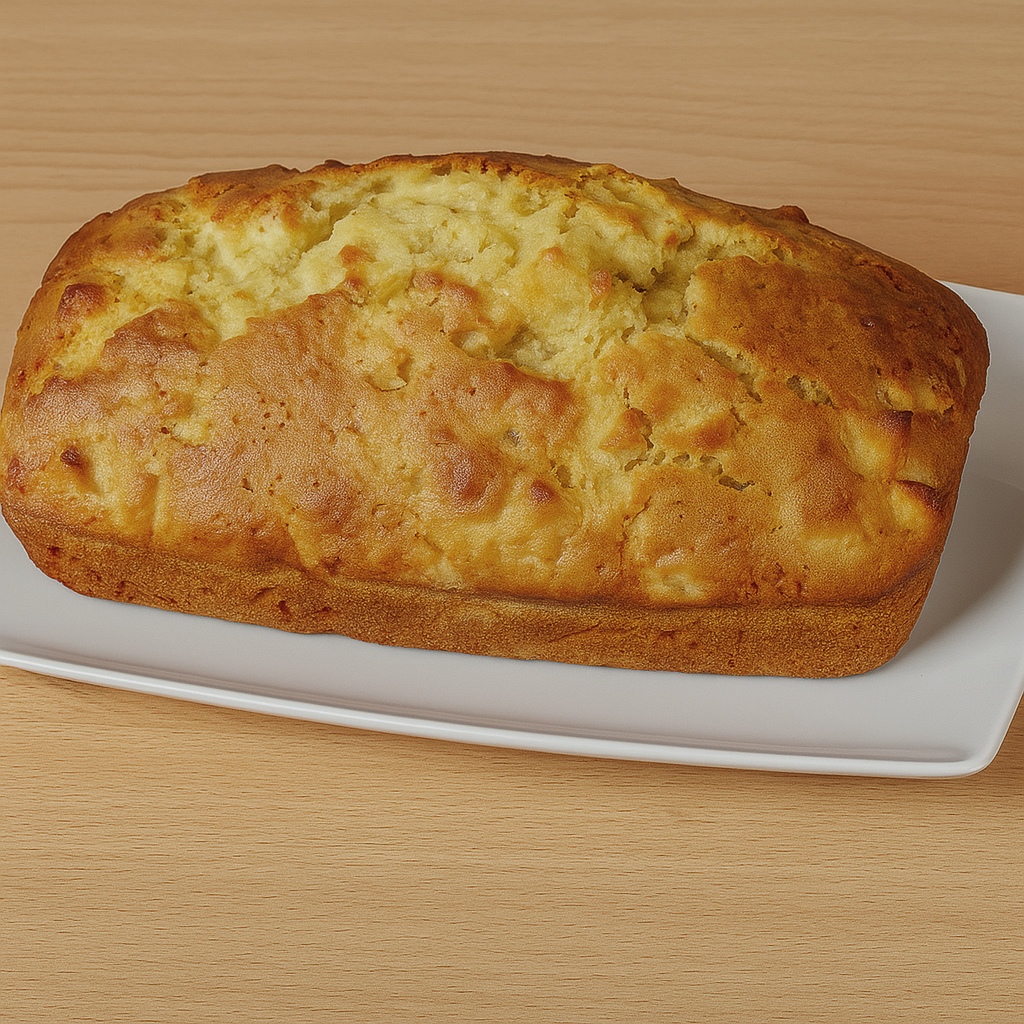Cake moelleux aux pommes et au Calvados