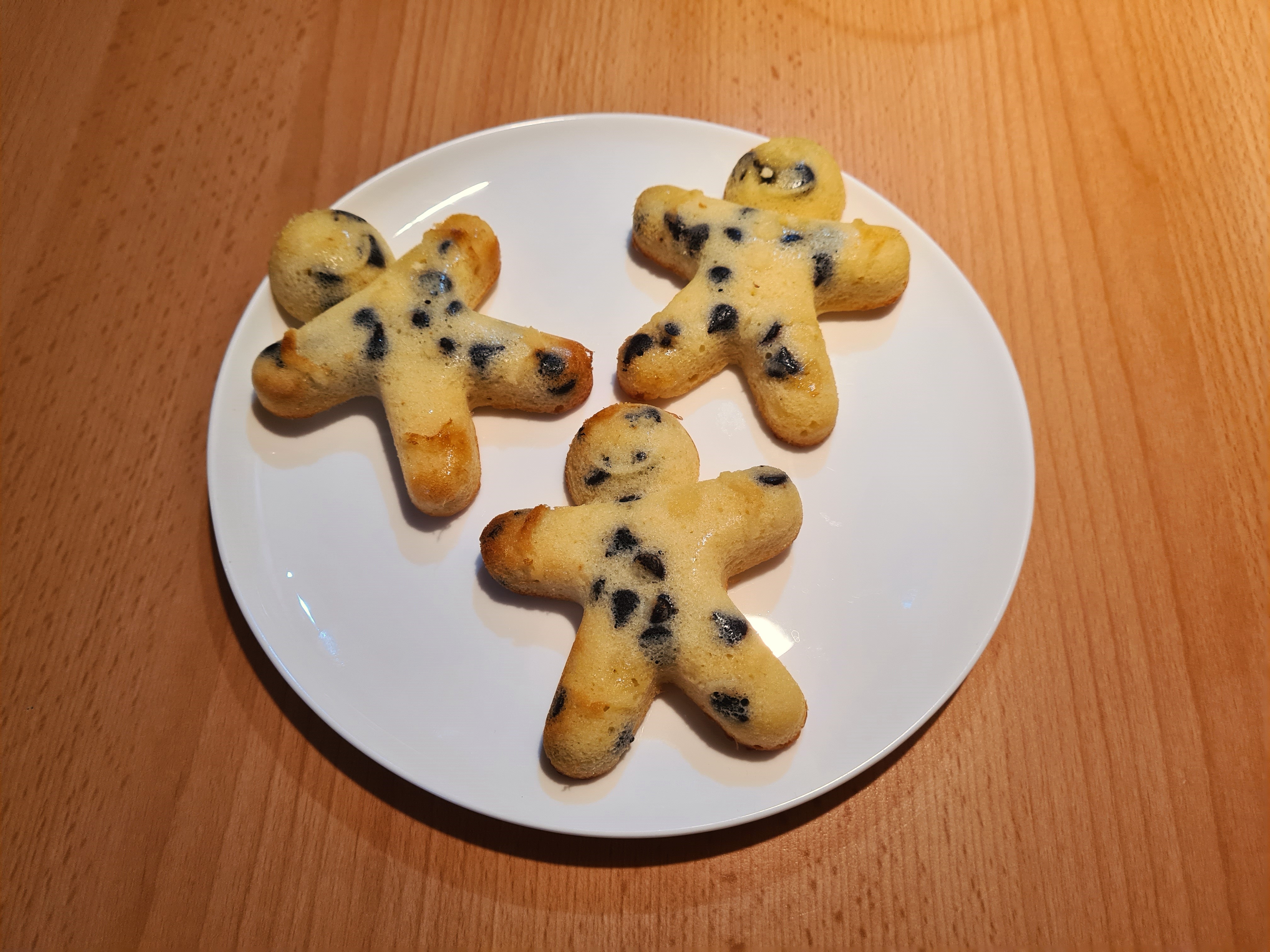 Petits Gingerbreads amande et pépites de chocolat