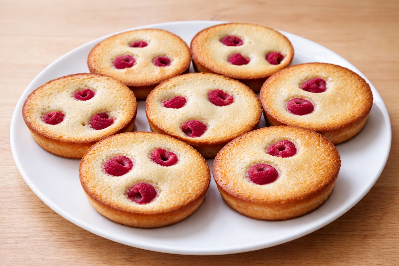 Financiers à la framboise de Cyril Lignac