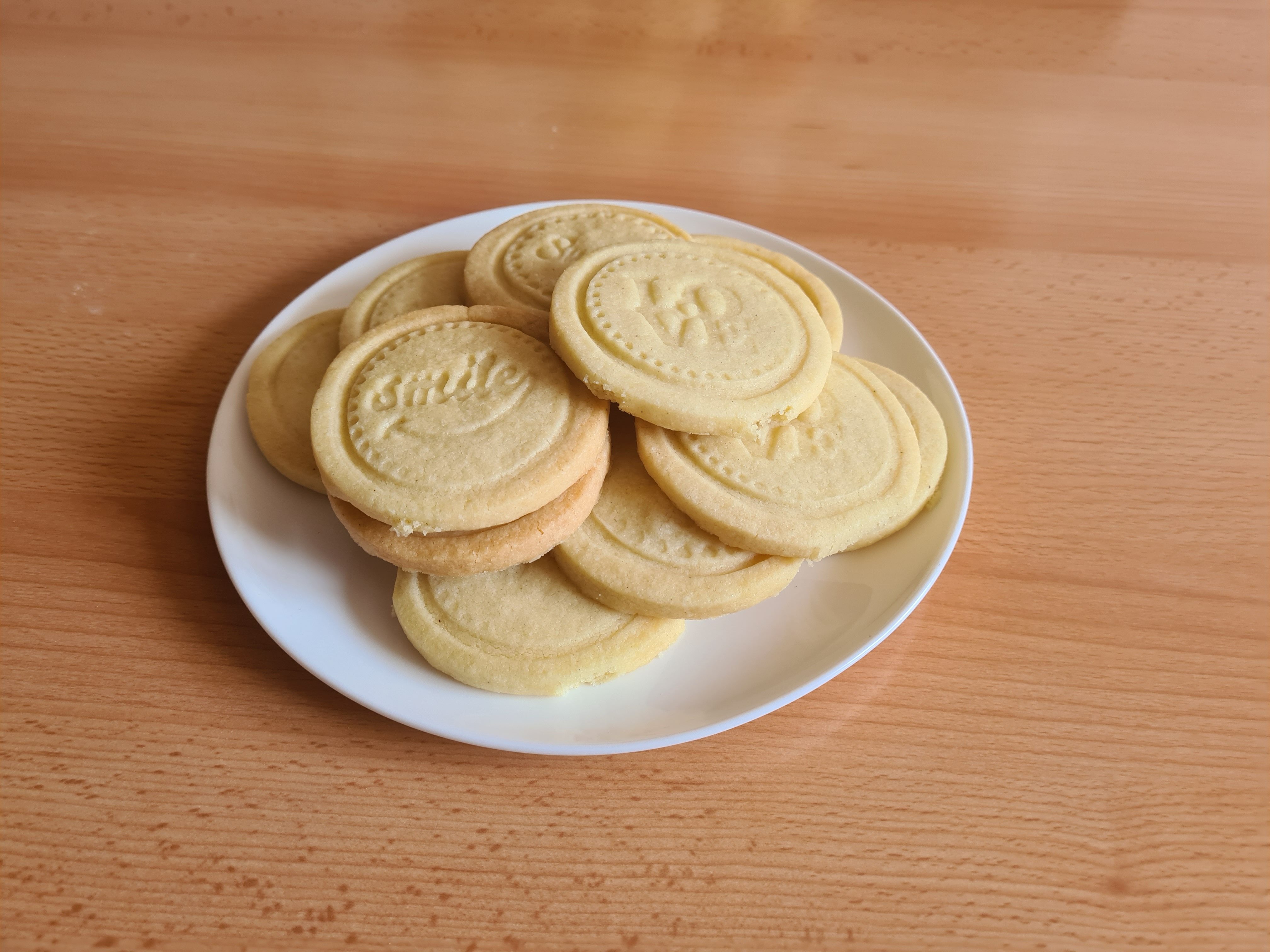 Sablés shortbreads à empreintes