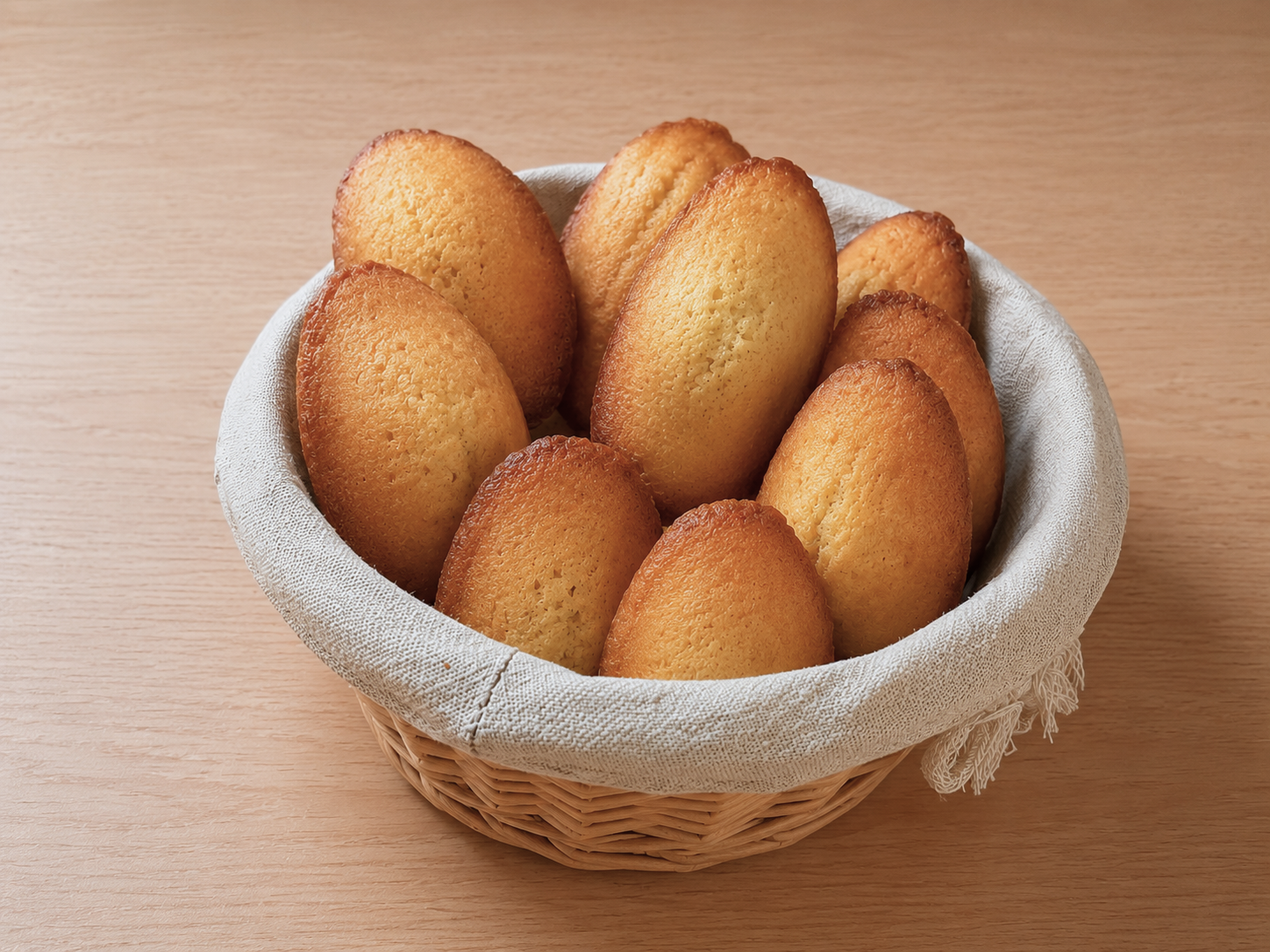 Madeleines natures moelleuses